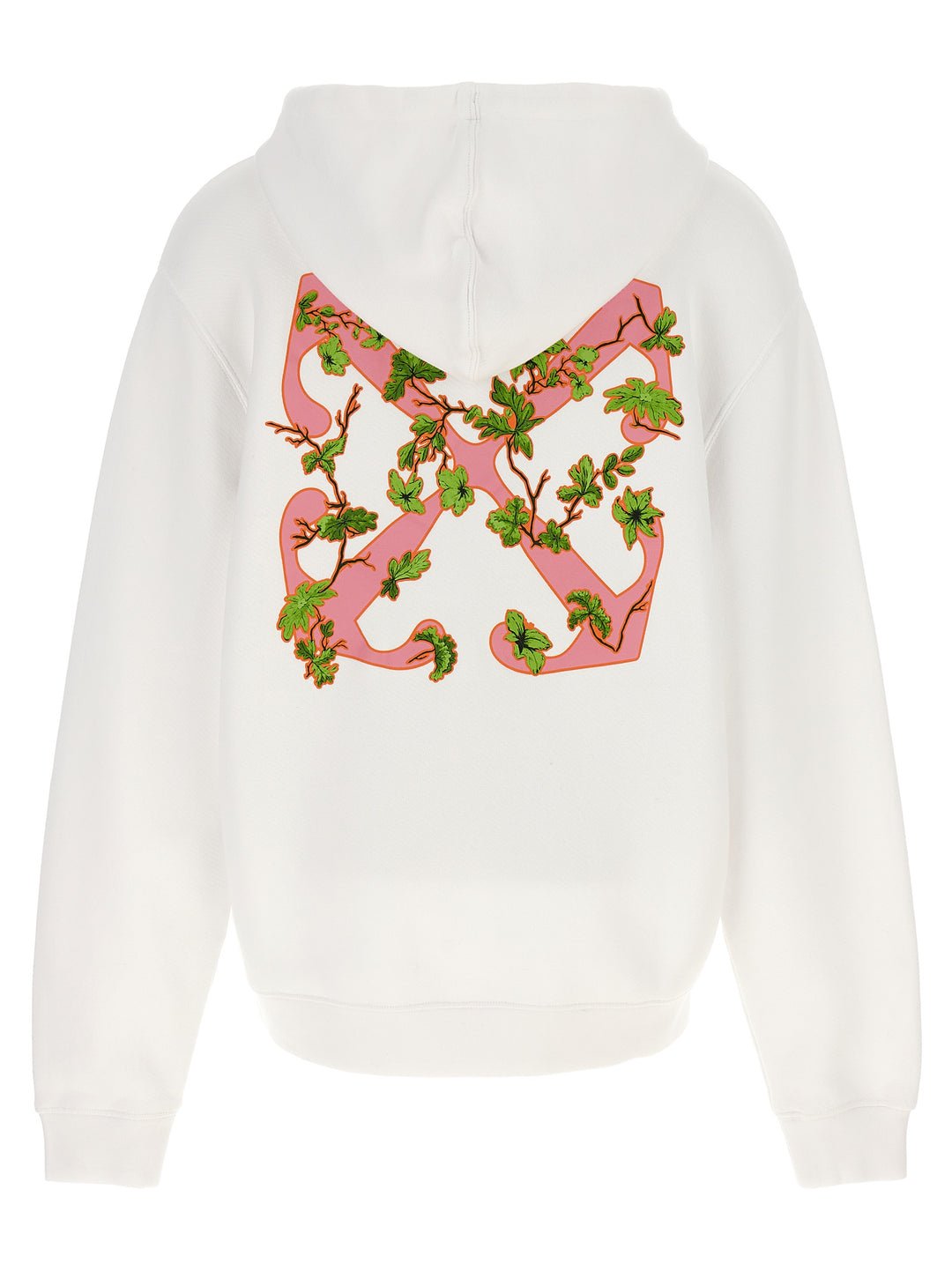 Ramage Flower Arrow Sweatshirt White