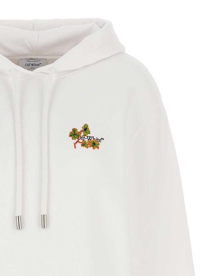 Ramage Flower Arrow Sweatshirt White