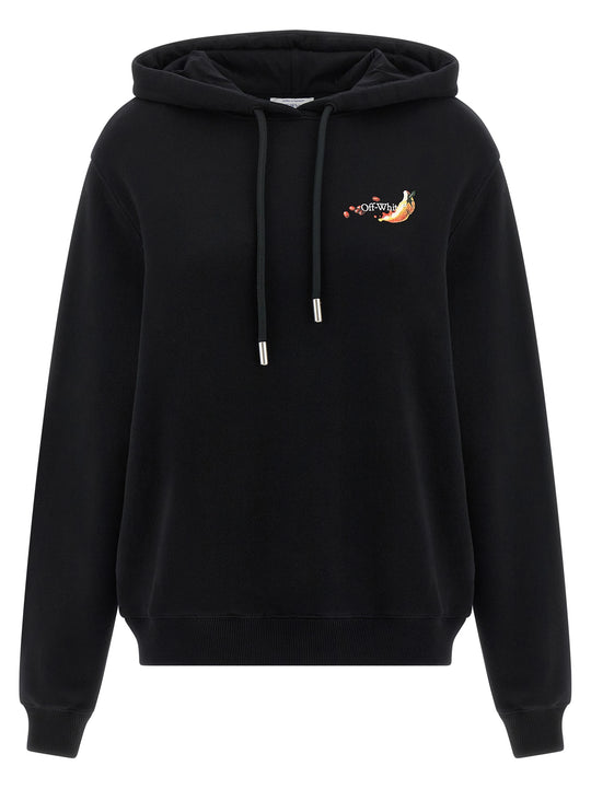 Emb Fruits Arrow Sweatshirt Black