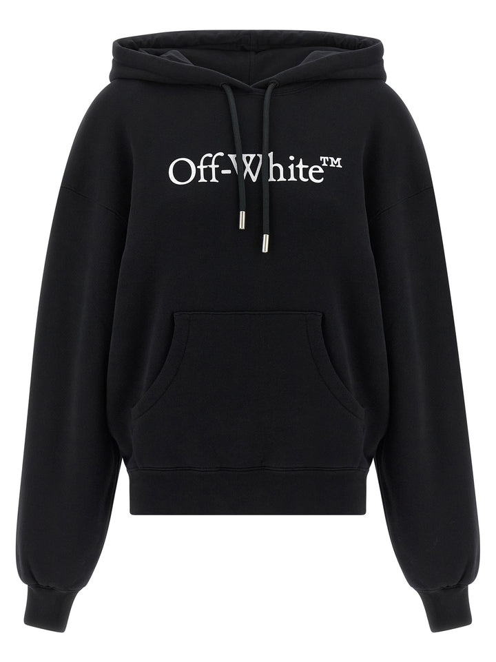 Off-White Big Logo Bookkish Sweatshirt - White/Black | f6f24bfc6b9bf63923877c7fc0bdefa5d1f739c7