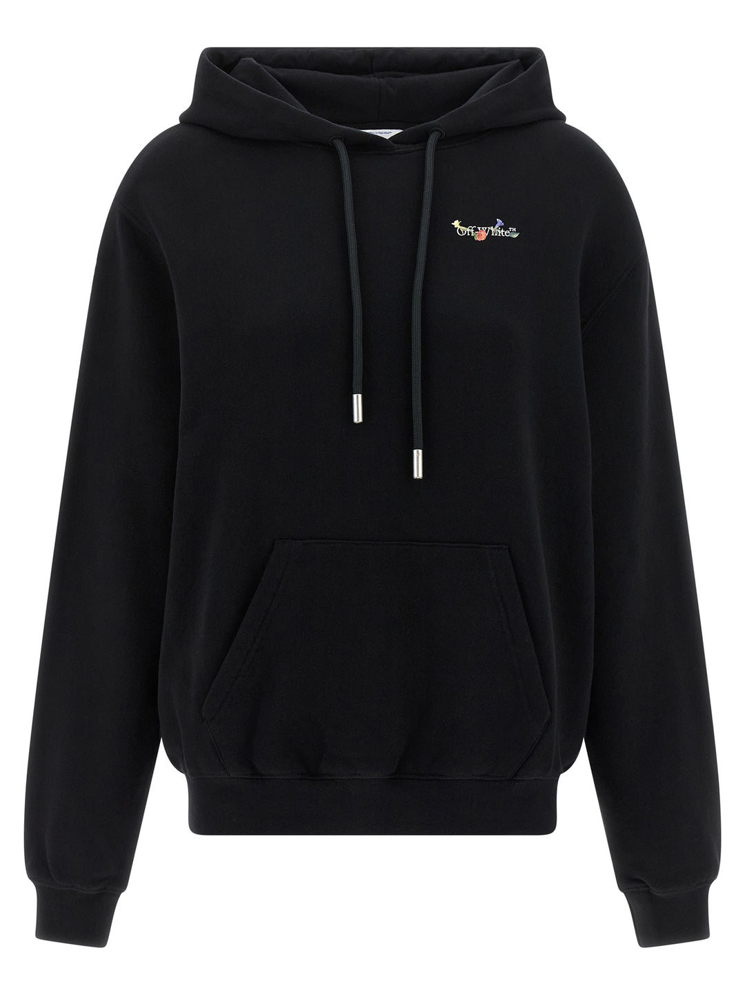 Off-White Arrow Glass Flower Sweatshirt - Black | ede2ec542eff738ca669eac2fac37299d08fce29