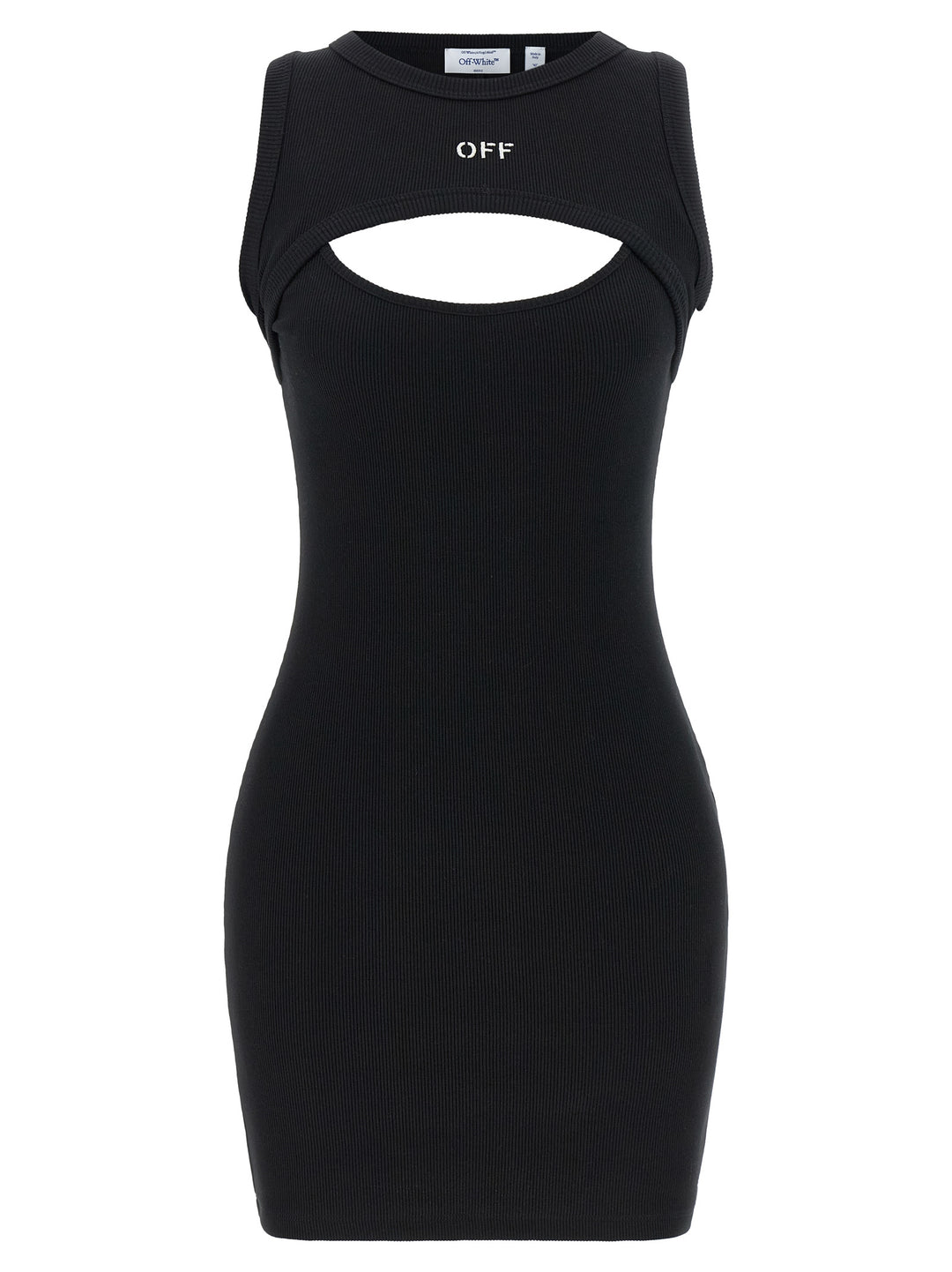 Off-White Off Stamp Dresses - White/Black | 7544b1612840c9d90c0c2f53ab26659e2c898169