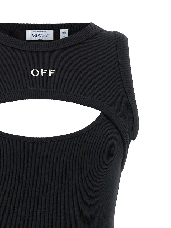 Off-White Off Stamp Dresses - White/Black | ee04eb1314b5f239a2ae15b670a3d42043b160b7