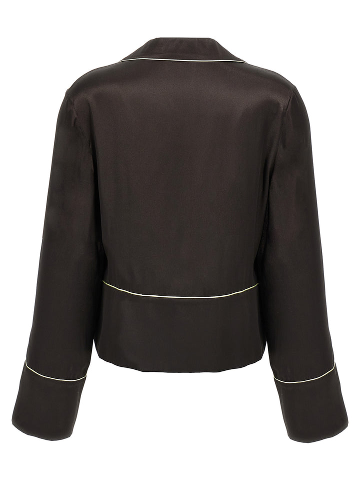 Off-White Pajama Shirt Shirt and Blouse - Black | 7f947940b2224b4b551ab54795eb835386f8bbc5