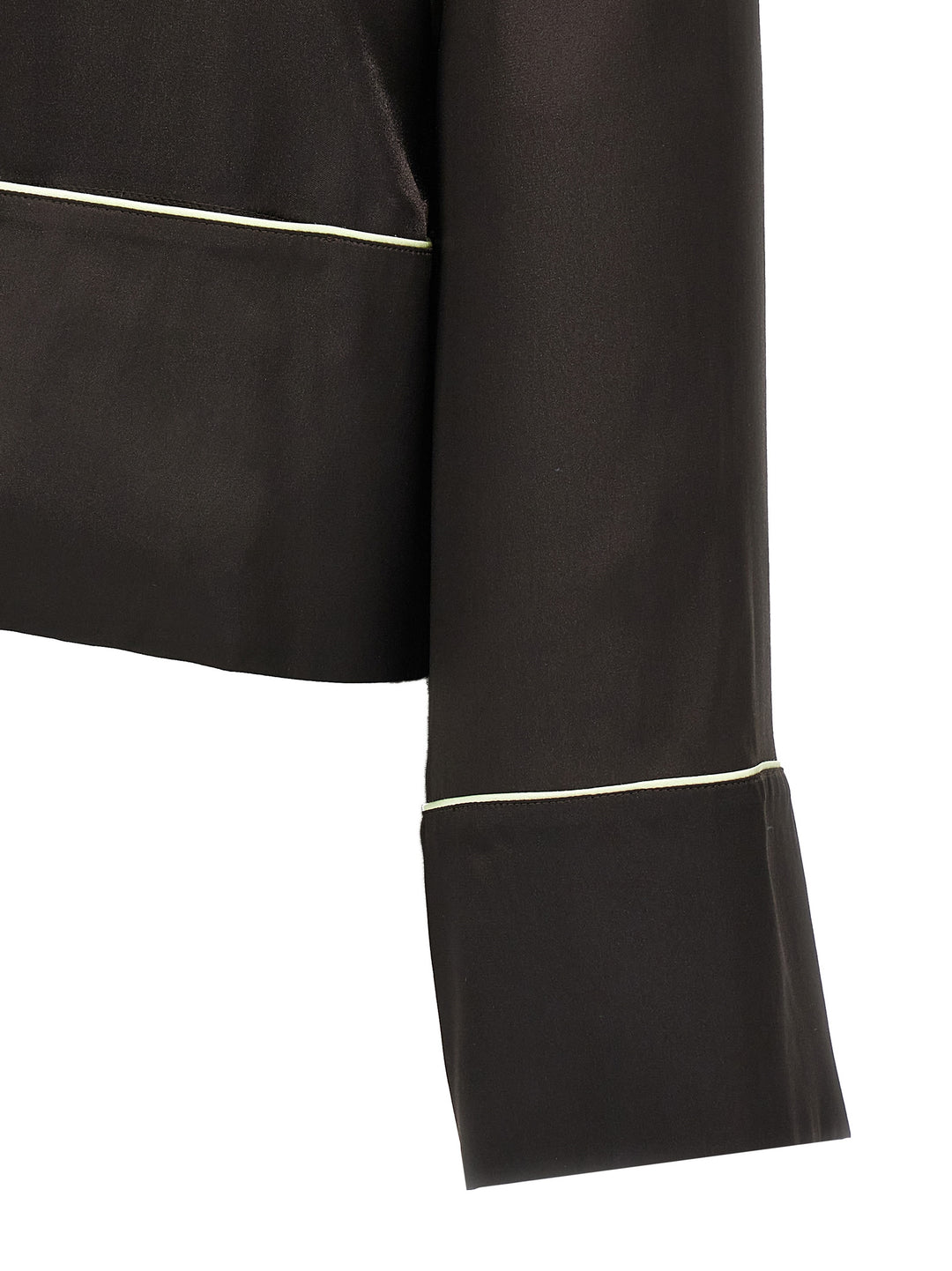 Off-White Pajama Shirt Shirt and Blouse - Black | 2086223b3a4889cc7ecdd7b05bcddfbd1936c522