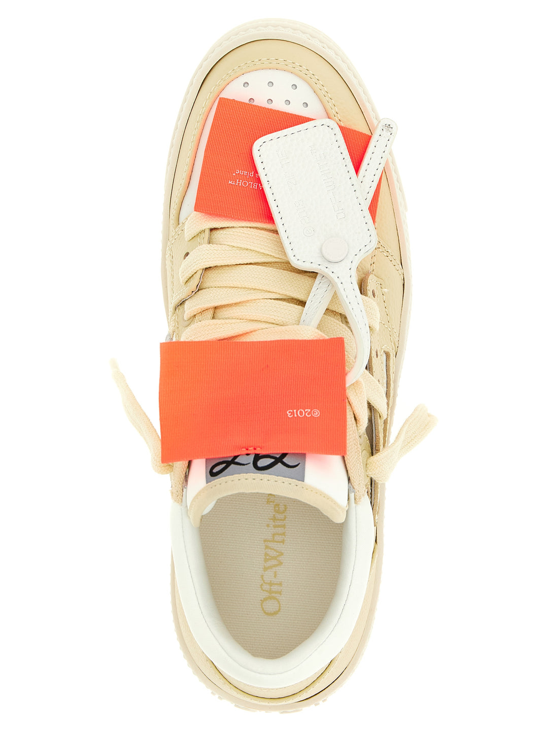 Off-White 3.0 Court Low Top Sneakers - Beige | 71c0ae9c2567431d7f5703353563535362c8a233
