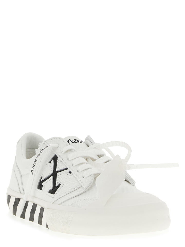 Off-White Vulc Undercut Sneakers - White/Black | 437d2c2cca615553bf59b0f03b8ca1800c9dff83