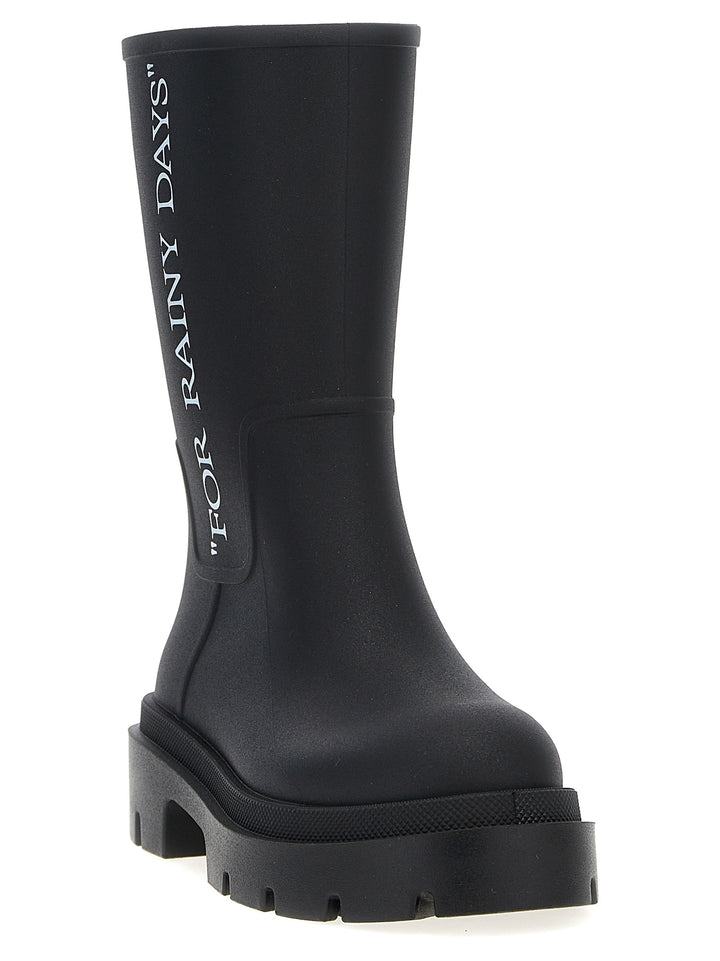 Reboot Rainy Daisy Boots, Ankle Boots White/Black