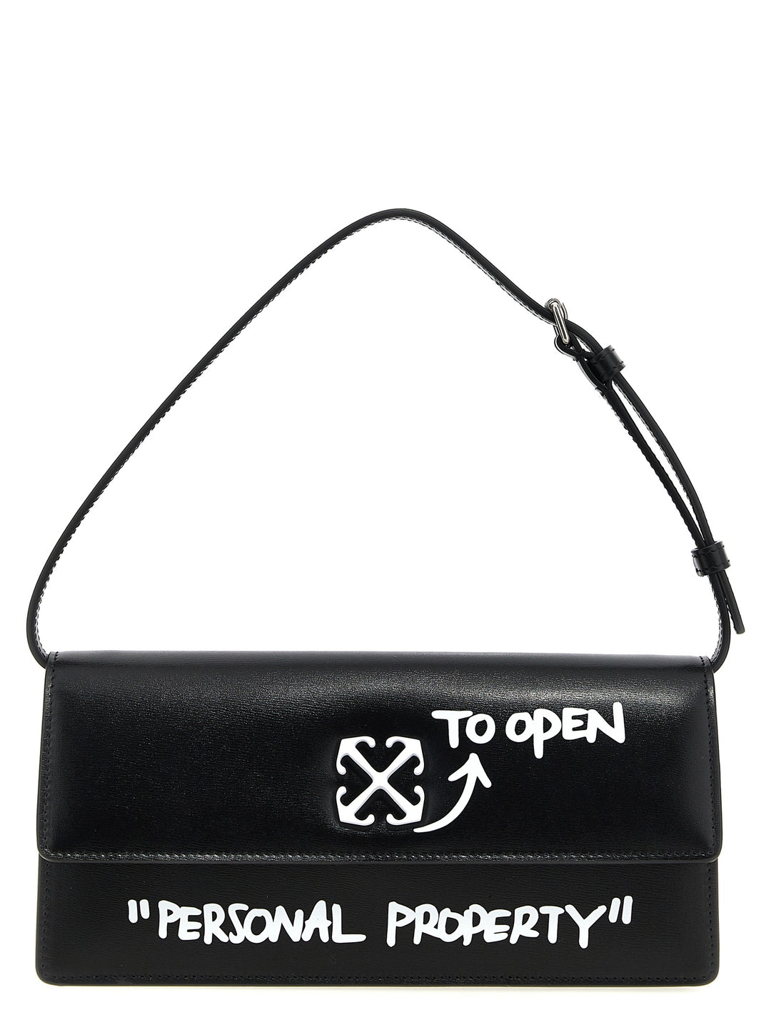 Off-White Jitney 1.0 Shoulder Bags - White/Black | bfac604facff82304e5c8f14f0650101585bd34f