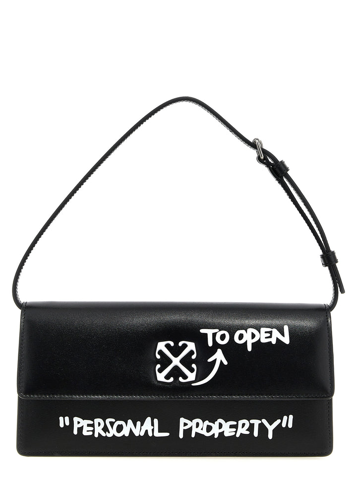 Off-White Jitney 1.0 Shoulder Bags - White/Black | bfac604facff82304e5c8f14f0650101585bd34f