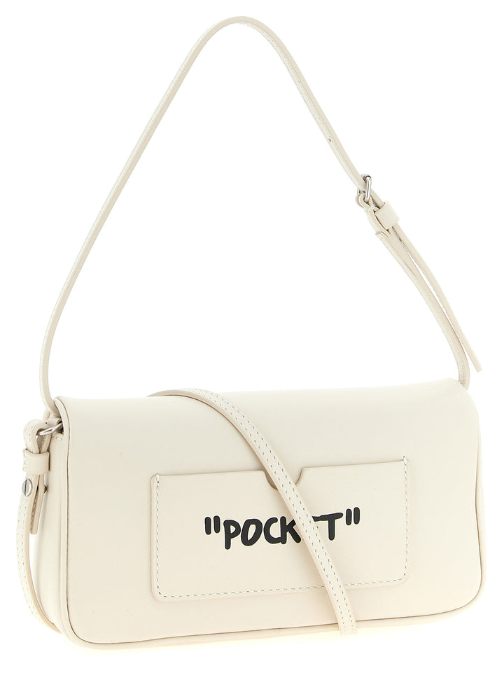 Off-White Jitney 0.7 Shoulder Bags - White/Black | d61ec26ce20726bfbd62a7deb28a3e87cf5b65b2