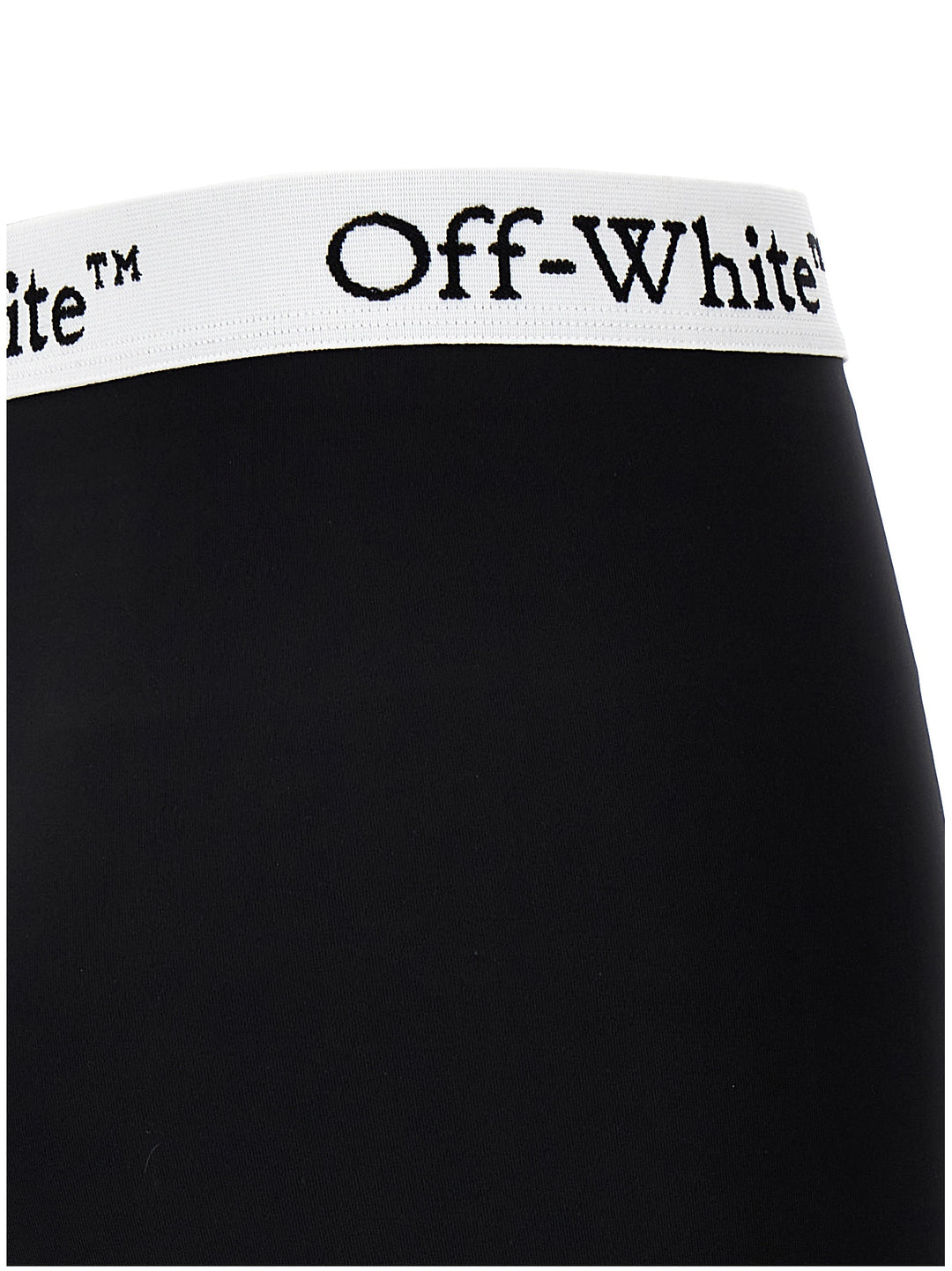 Logoband Leggings White/Black