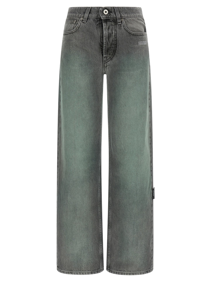 Off-White Spray Susy Jeans - Gray | 7e2f1c95c7257e11654801e15702bd31c0e8a02e
