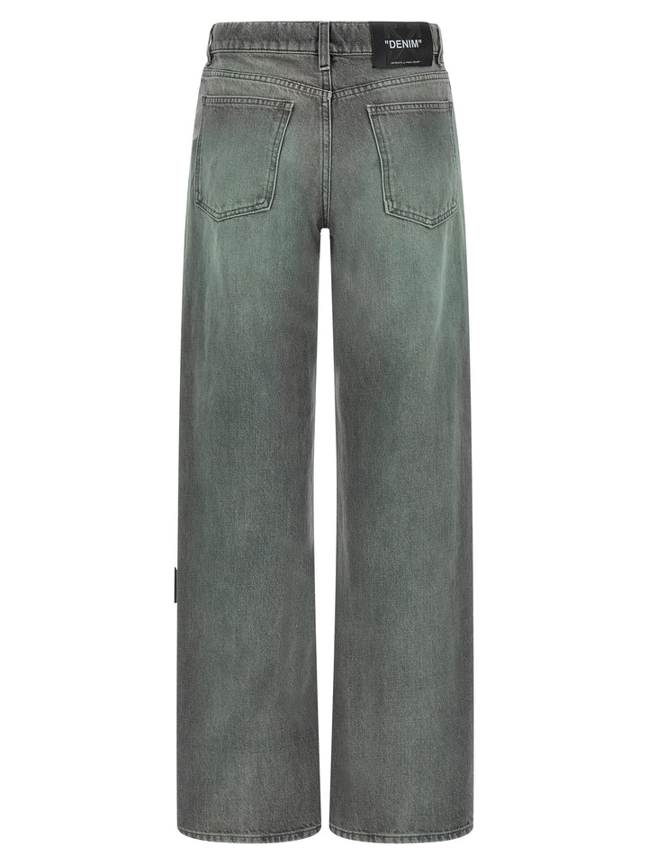 Off-White Spray Susy Jeans - Gray | de7680ce9be5adff05c83fa08ad0e7930f1fea73