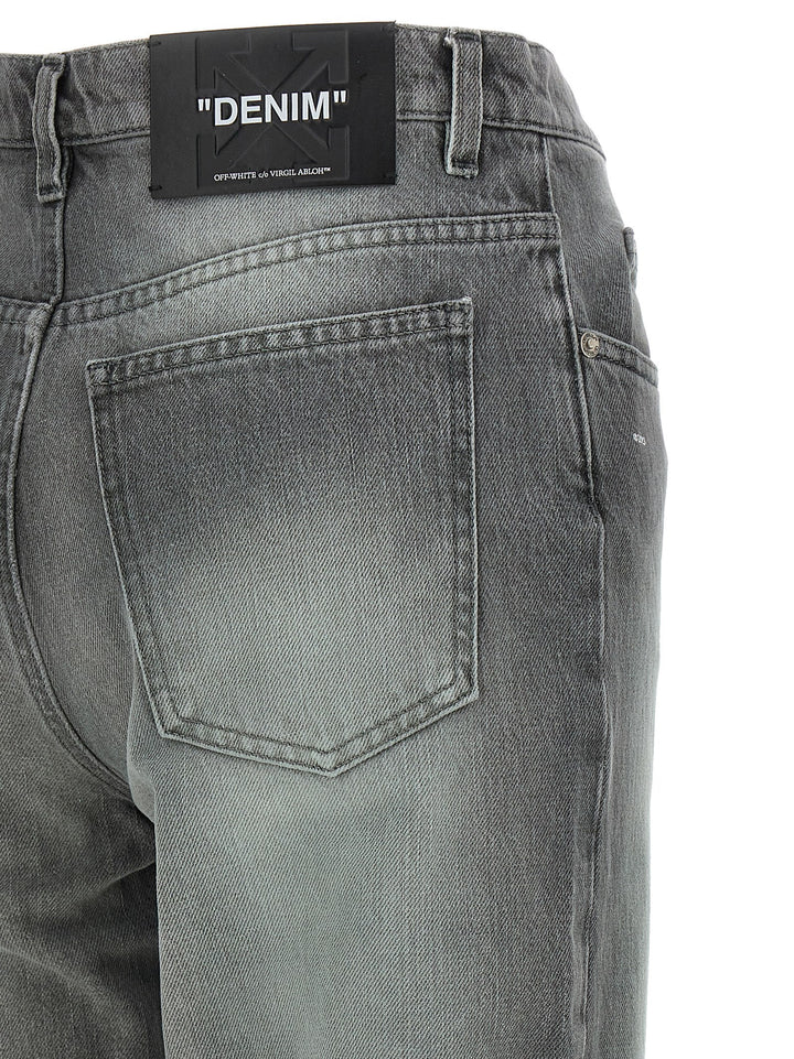 Off-White Spray New Meteor Jeans - Gray | e04a89426a02d651d788ecaf3b18e19e933bff71