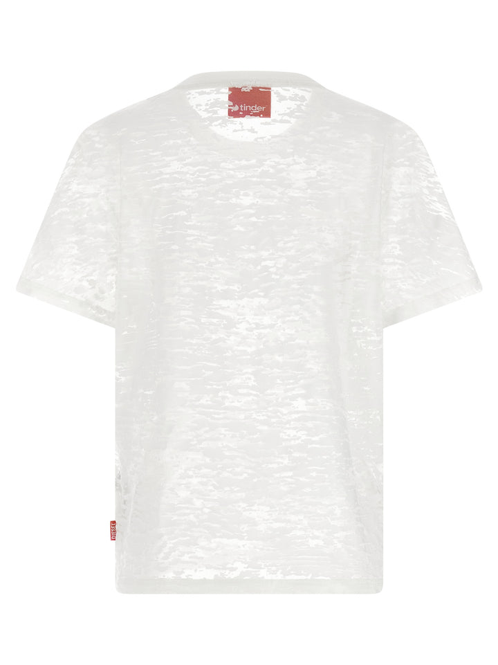 Diesel Pr-T-Nots-Mati-R T-shirt - White | a4eafadbe9a83cc0589db48a3be029e49a8d57e8