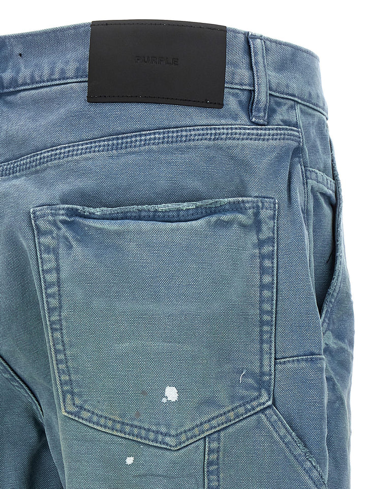 Purple P092 Copper Plate Carpenter Pants - Light Blue | 7dd181a747d79fd6167e8a569477eb716158cae5