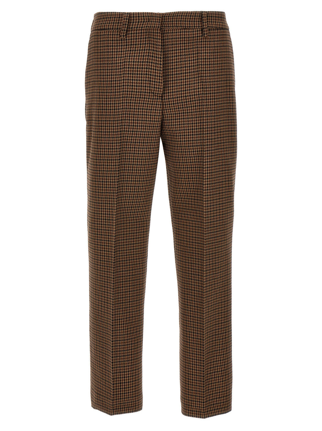 Prada Houndstooth Pants - Brown | 33bd19be0c722a0bb846d2a75bb5b1056b3471d9