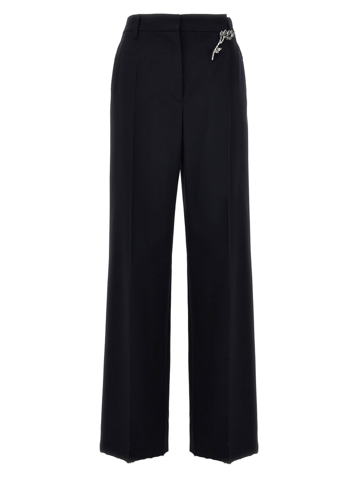 Prada Gabardine Trousers Pants - Blue | 1f1744f3b084b969215ea46a517c0123f2fc8760