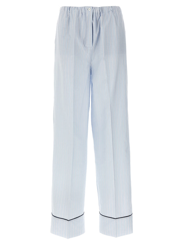 Striped Pants Light Blue