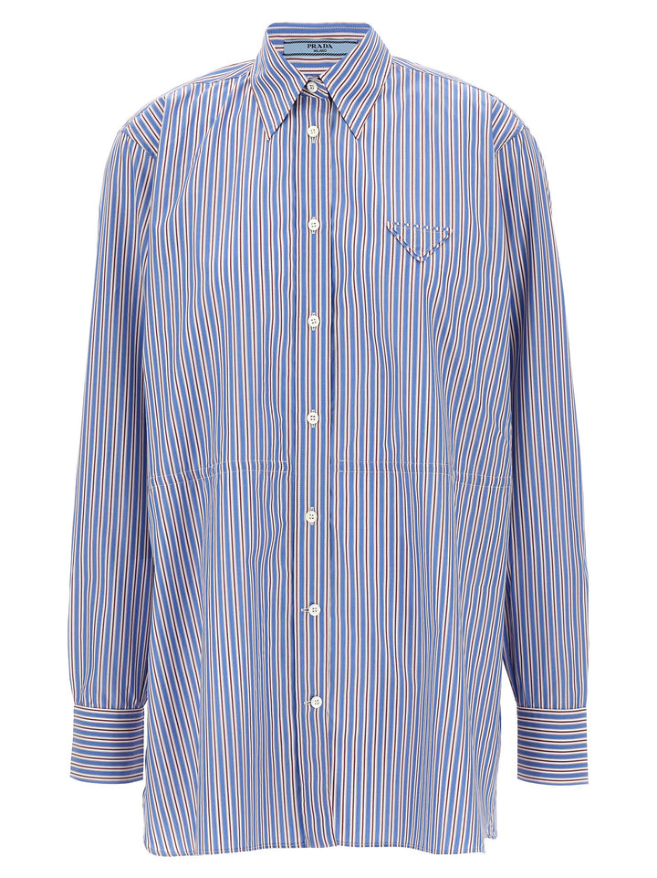 Prada Striped Shirt Shirt and Blouse - Multicolor | 716efbd47de6ba8eed68ab7cc65e8bdb27f21ca0