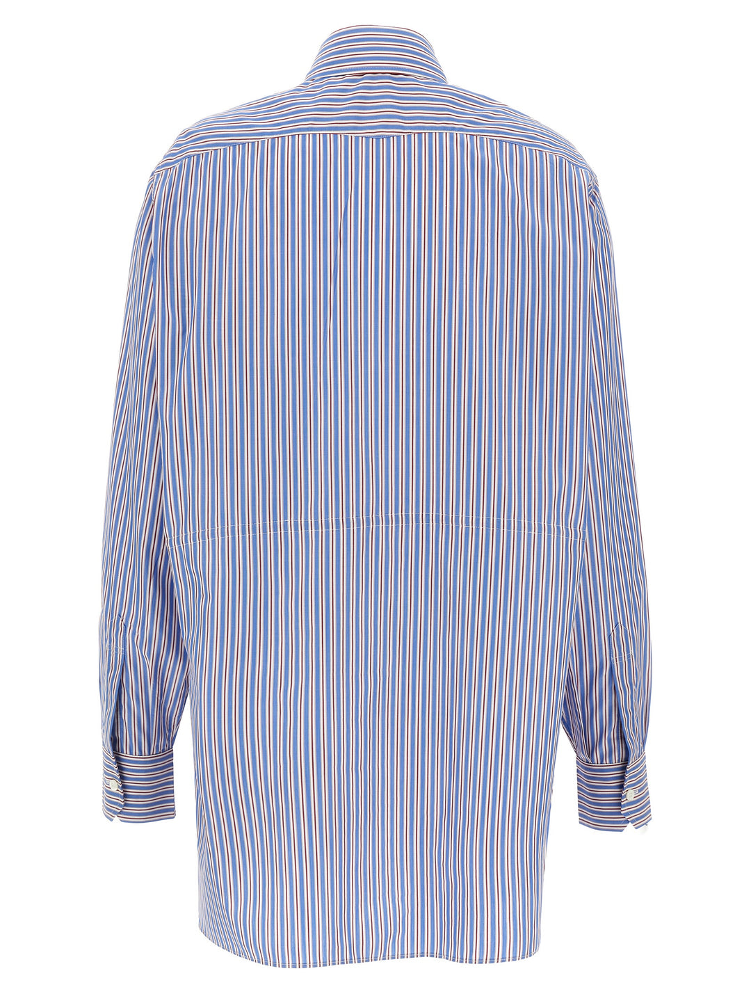 Prada Striped Shirt Shirt and Blouse - Multicolor | cd63310e8deca3dee81e204a1aa07c145c59a0c8