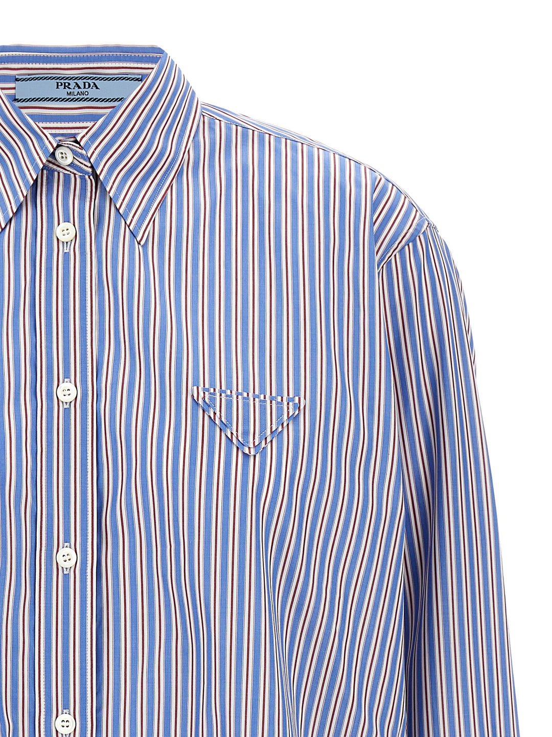 Prada Striped Shirt Shirt and Blouse - Multicolor | 2fd6a78677327e0efbbd85608ac4e9fd8d841b6f