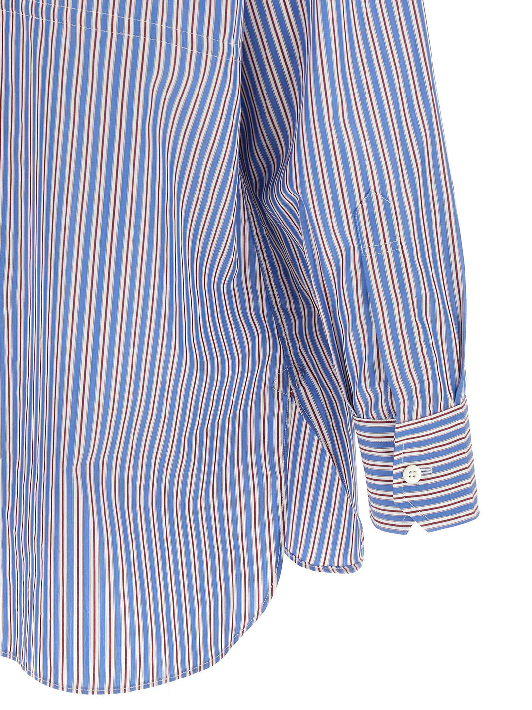 Prada Striped Shirt Shirt and Blouse - Multicolor | cfd40aa15340de295f0af85f42c798932530e95c