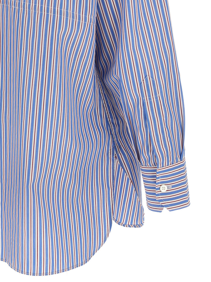 Prada Striped Shirt Shirt and Blouse - Multicolor | cfd40aa15340de295f0af85f42c798932530e95c