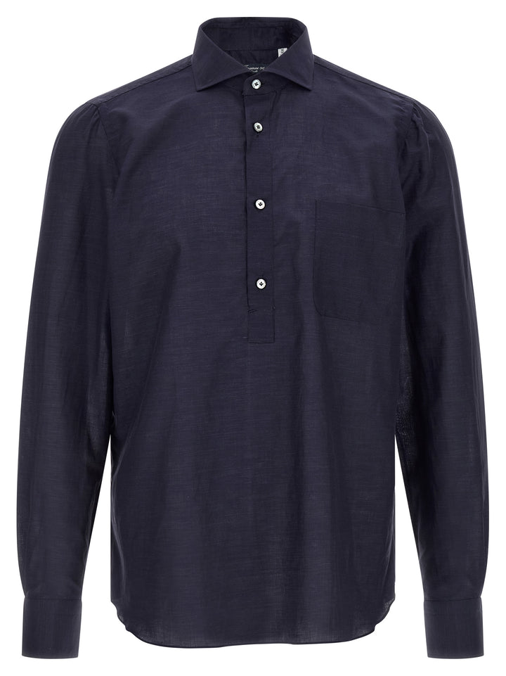 Finamore Porto Shirt and Blouse - Blue | 6c11940e0d8b7b90555f36e3f9ab33279af18870