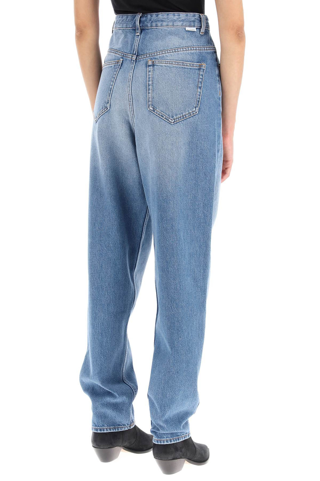 'Corsy' Loose Jeans With Tapered Cut