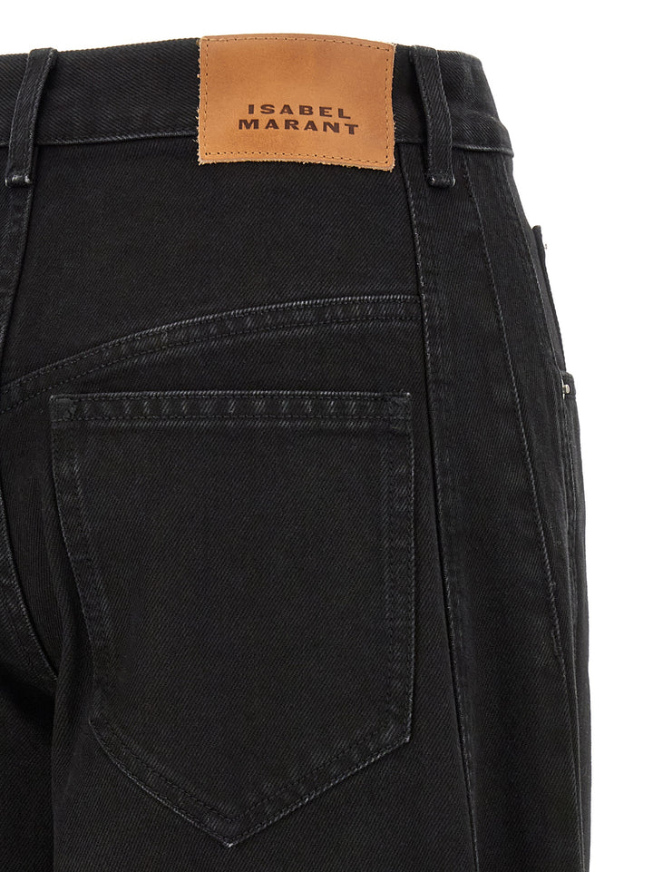 Marant Etoile Oriane Pants - Black | f25cd20e35a661c1072962a26c4ccbf7ba406ef4