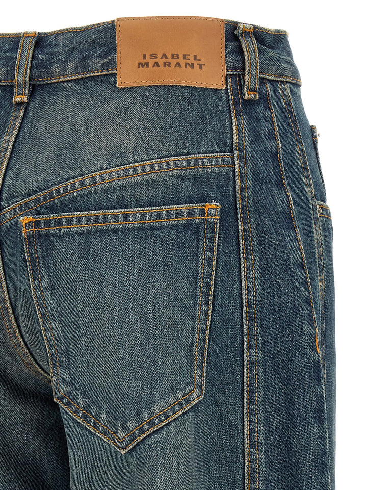 Marant Etoile Oriane-Gz Pants - Blue | f21ed86db59c8617dce0e9313bcee90423e2d697