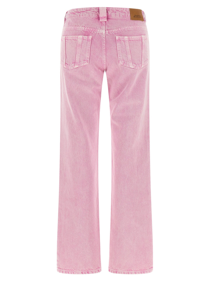 Marant Etoile Jaylis Jeans - Pink | 89d0baf405b24dfbc86f9e4c0c2632a6ad4cd9a3