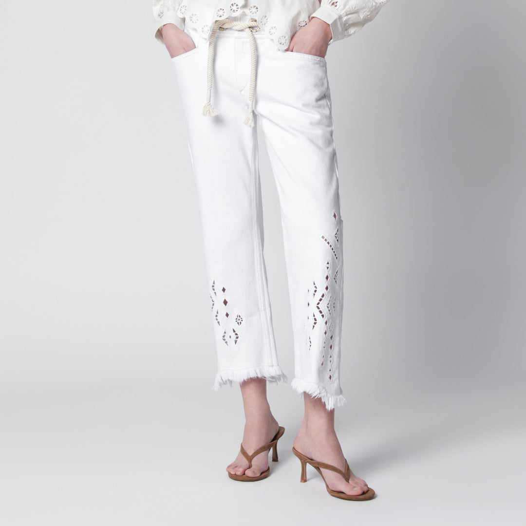 Isabel Marant Pants - White | 94a7b4570a7da39129512278f15e9d3cde2ce5f3