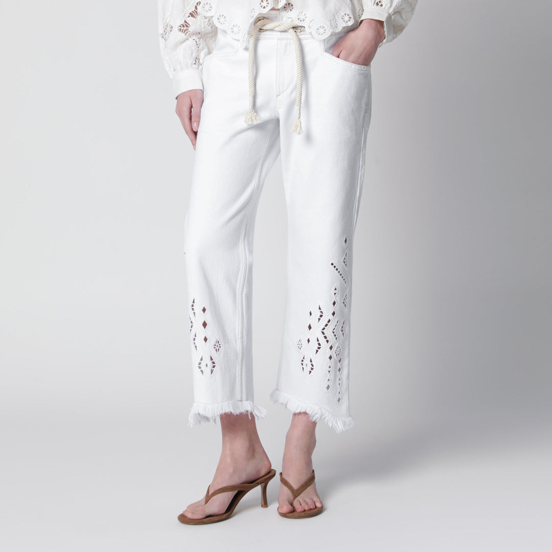 Isabel Marant Pants - White | fe97493ac1666e047bd014113105c7a774e7b639
