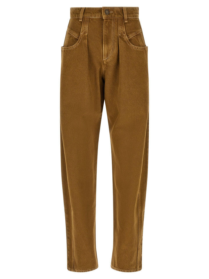 Isabel Marant Lisha Jeans - Brown | e3ffb562783a61be379e4fa80d28cea53cba9d86
