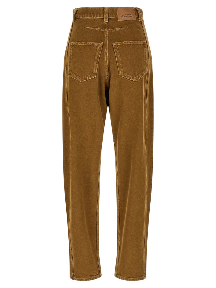 Isabel Marant Lisha Jeans - Brown | 8ab178c92df23f81c80493c5a885995f244abe3f