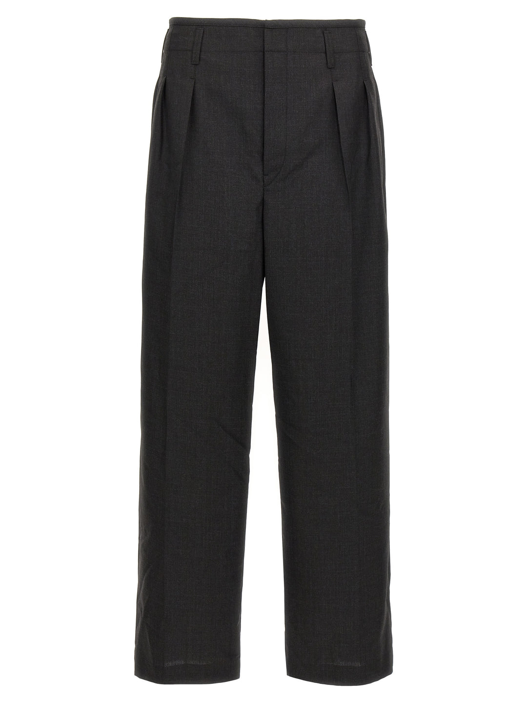 Pleated Pants Gray