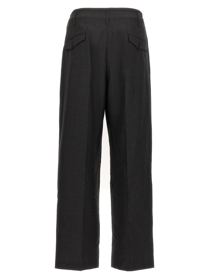 Pleated Pants Gray