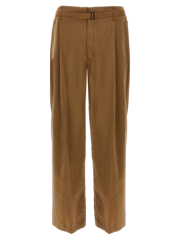 Silk Pants Brown