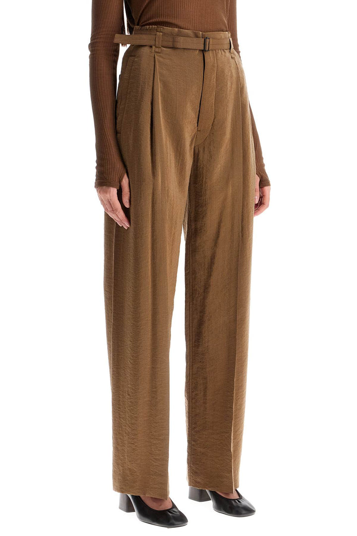 Pantaloni In Dry Silk