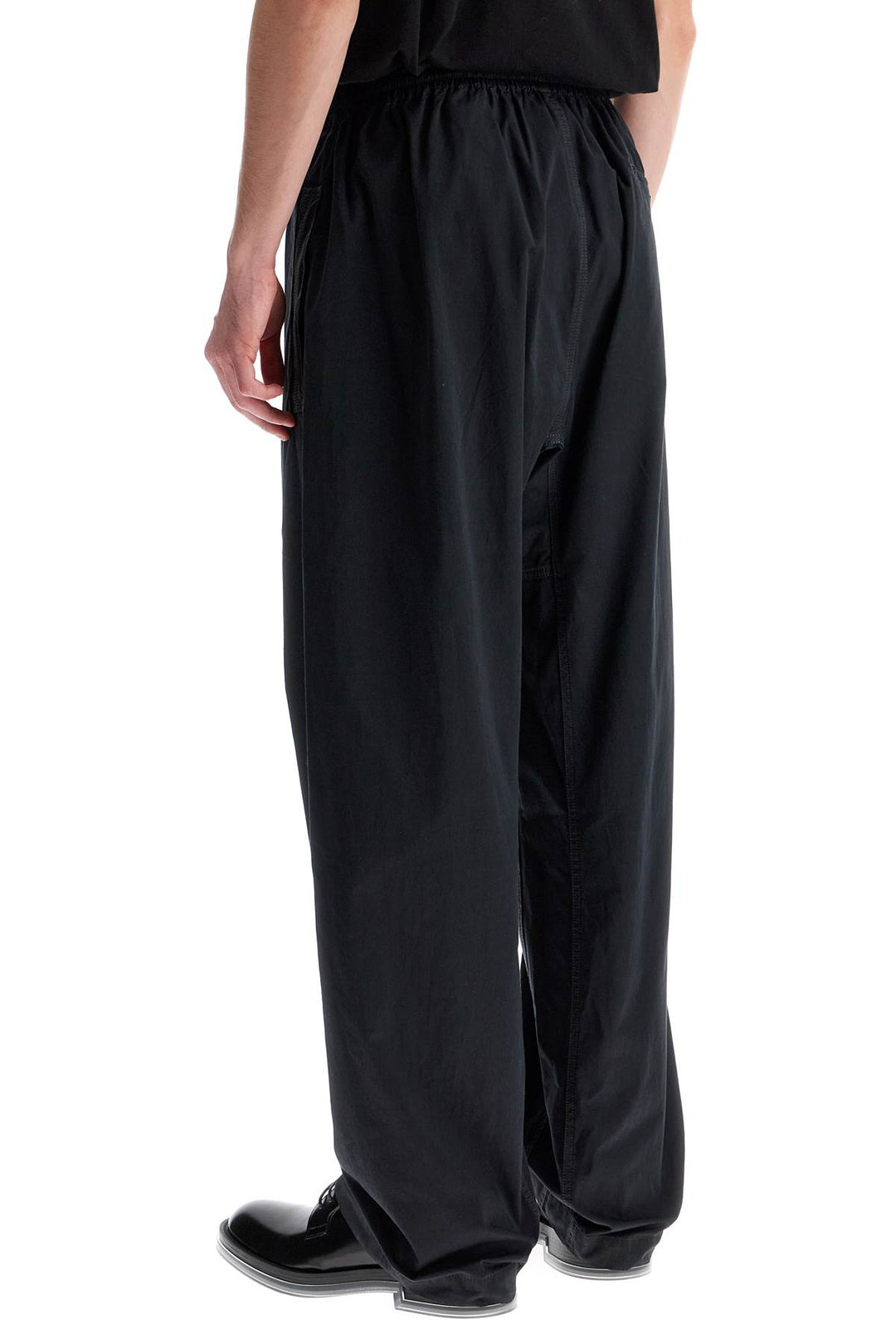 Pantaloni Loose Fit In Cotone