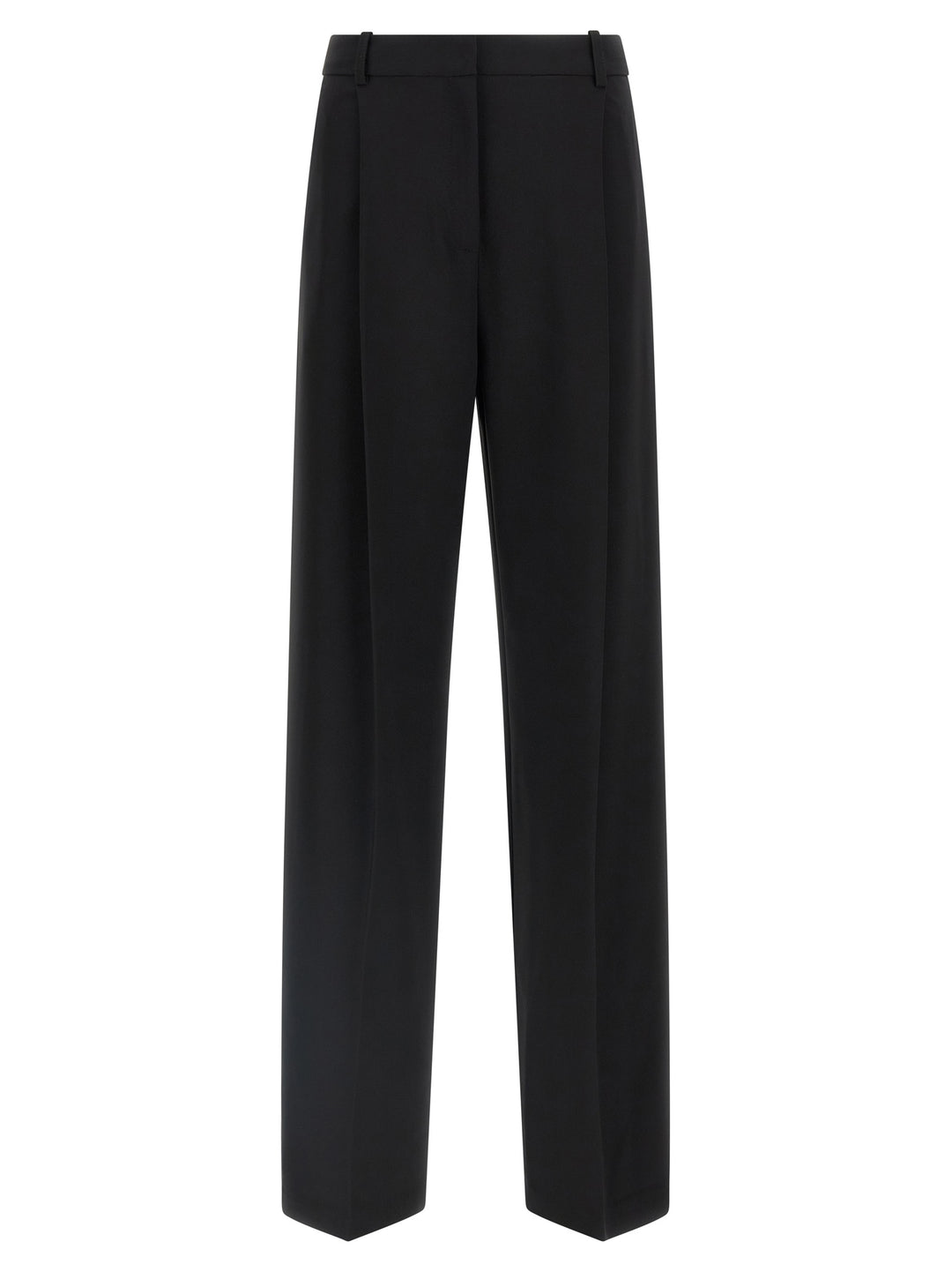 Elisabetta Franchi Fluid Cady Pants - Black | 469e5b919e60a263363ffdb365c252e239dc09e1