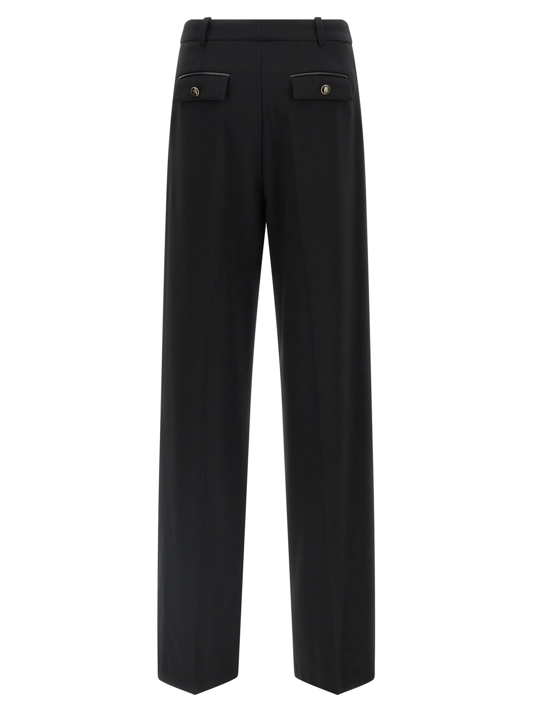 Elisabetta Franchi Fluid Cady Pants - Black | ab52f244d2b9188ecc339476b9d7a0604b2506b0