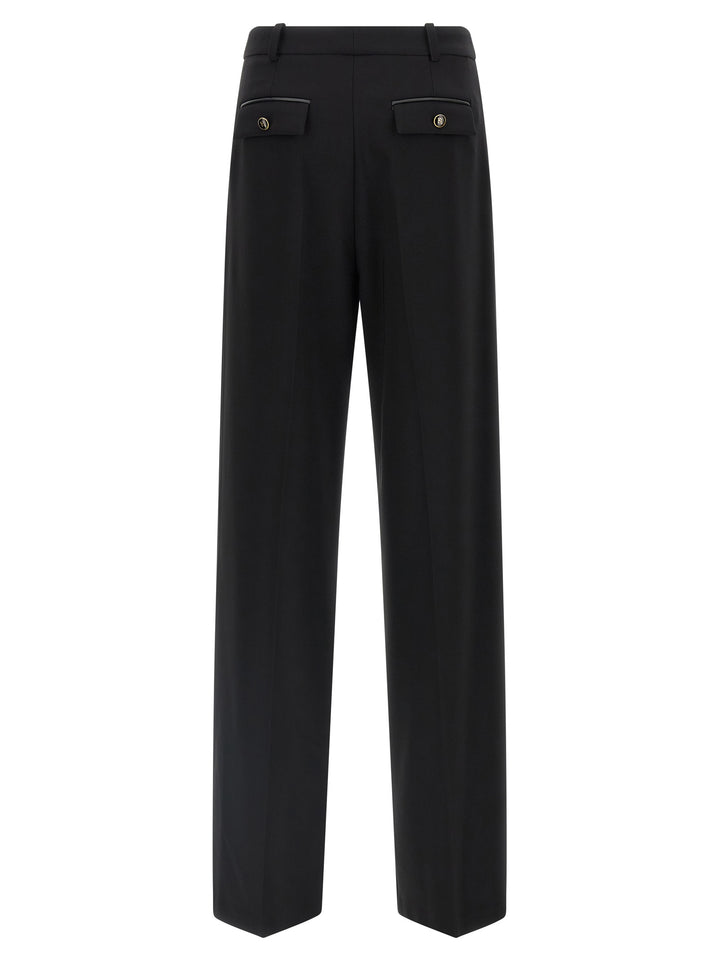 Elisabetta Franchi Fluid Cady Pants - Black | ab52f244d2b9188ecc339476b9d7a0604b2506b0