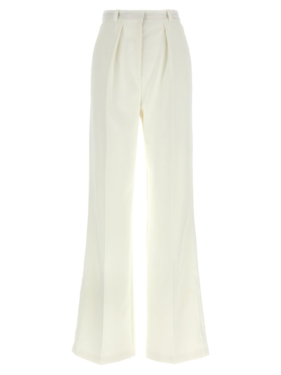 Elisabetta Franchi Tuxedo-Effect Trousers Pants - White | 0a7c3377c38b602ede20920f9a9d3868b675f4b0