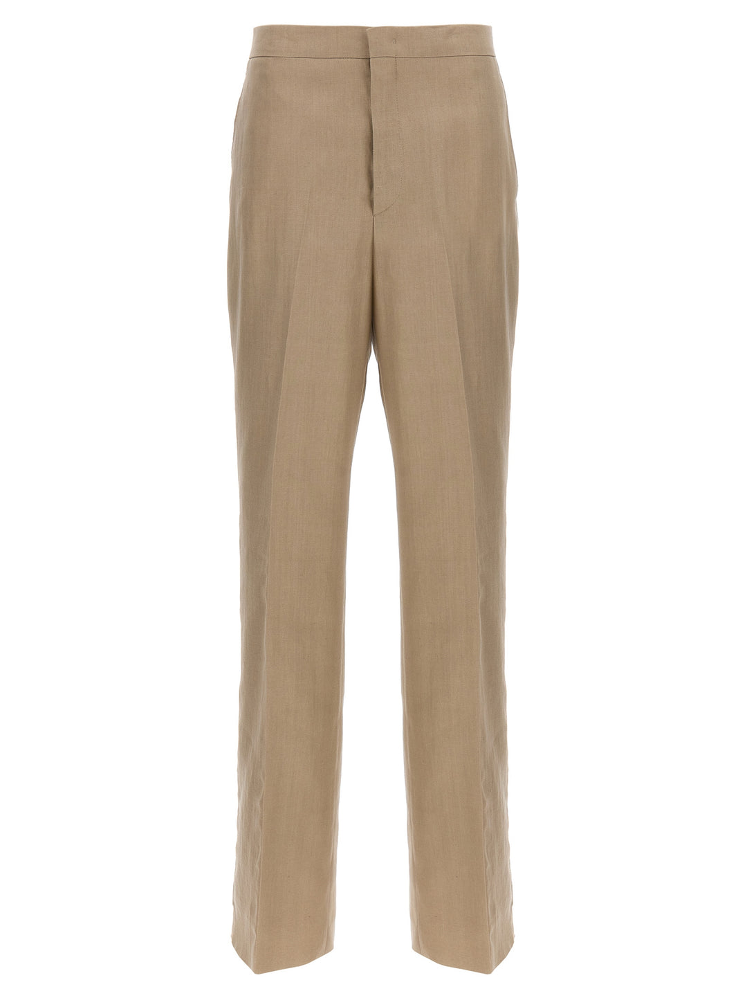 Wide Leg Trousers Pants Beige