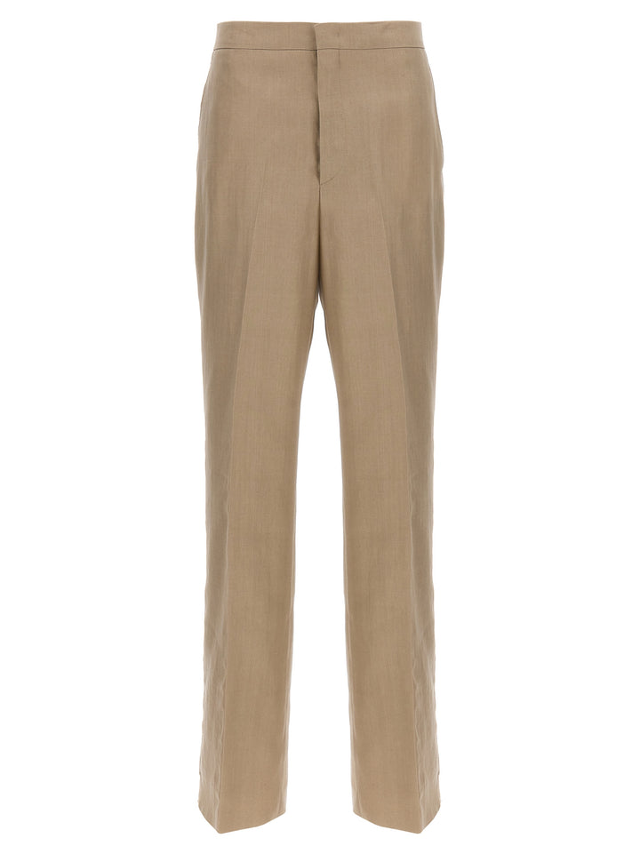 Wide Leg Trousers Pants Beige