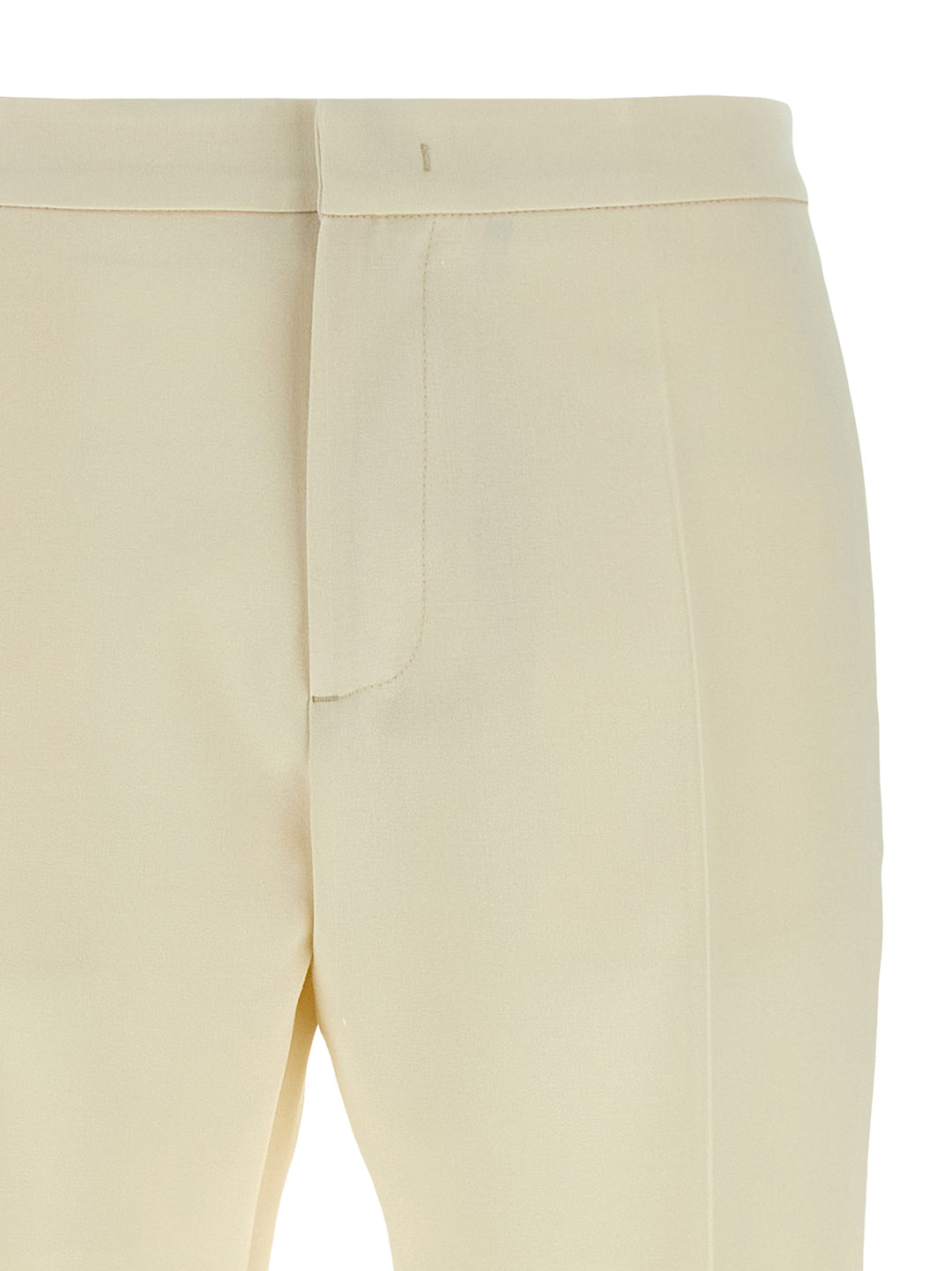 Fabiana Filippi Jewel Detail Pants - White | 5b7681c31708c6cfa465a408ad14e86842473340